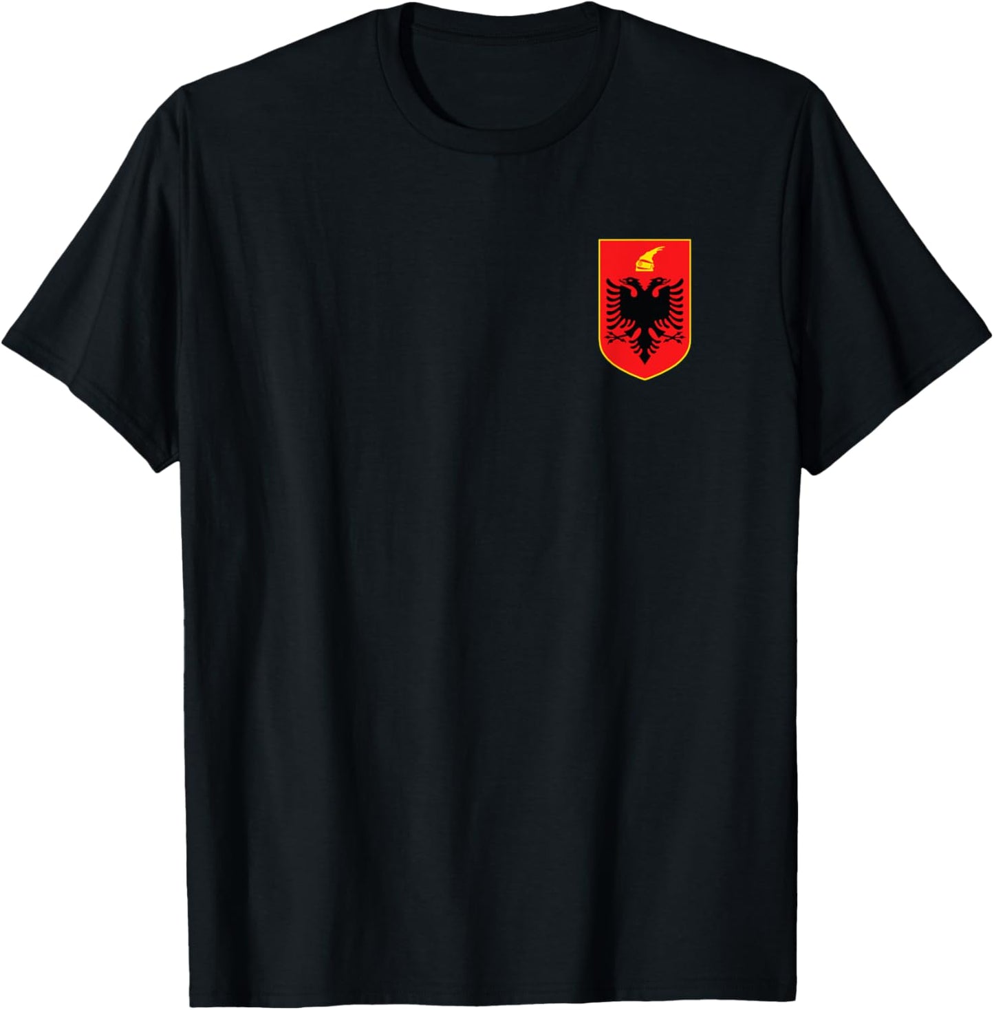 Albania Flag Shirt Red & Black Albanian Eagle T-Shirt