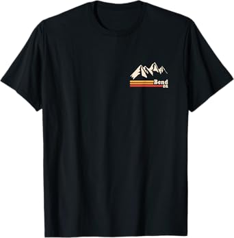 Retro Bend Oregon Mountains T-Shirt