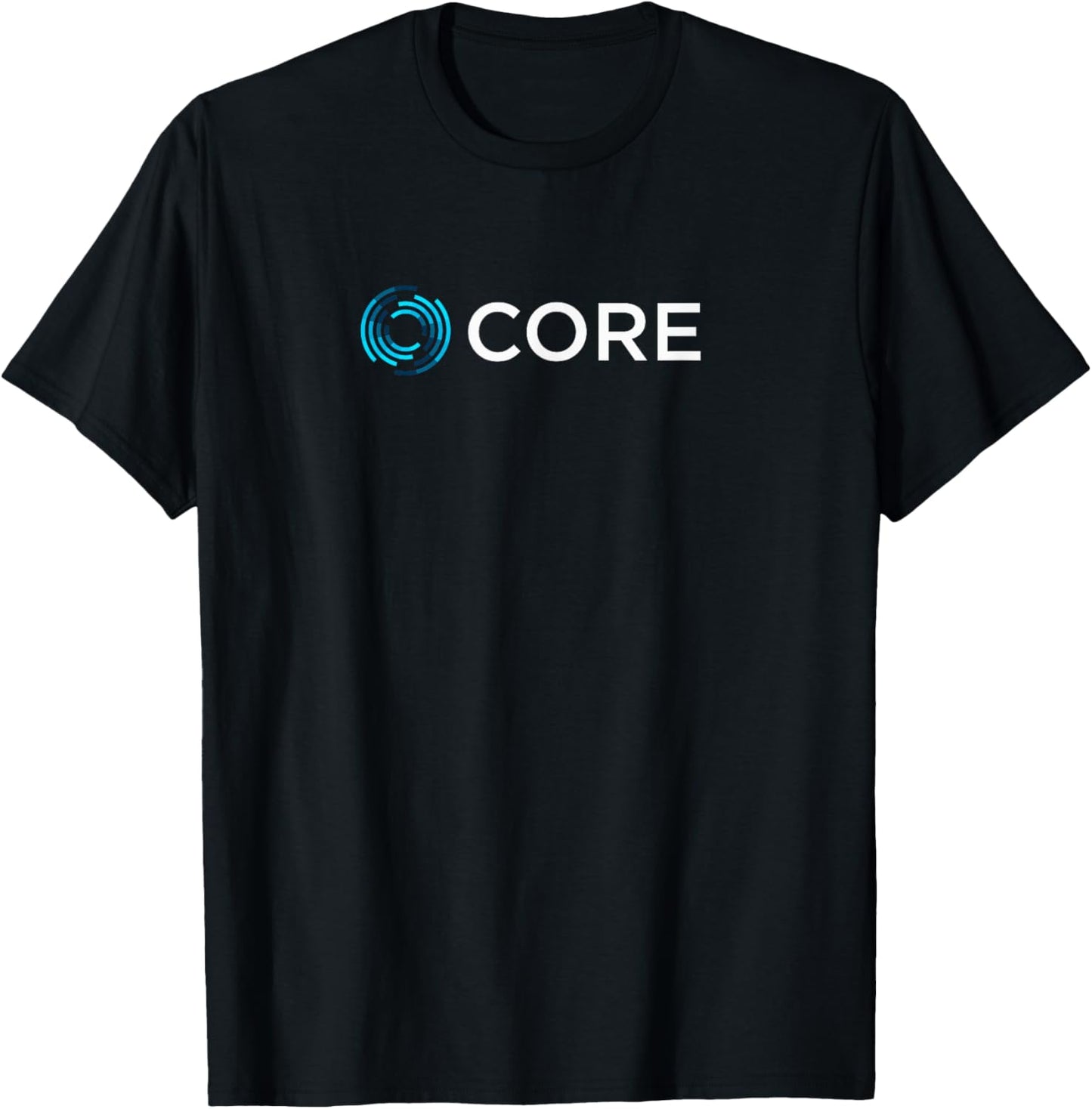 CORE Logo Black T-Shirt for Tech Enthusiasts