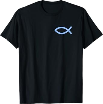 Ichthys/Ichthus T-Shirt Christian Symbol Jesus Fish T-Shirt