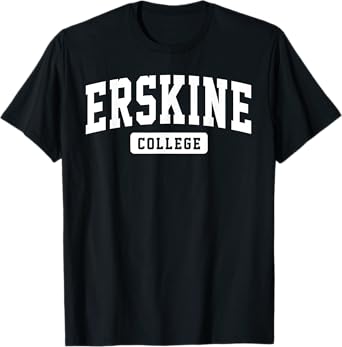 ERSKINE College Arch Vintage Classic Design Gifts Men T-Shirt