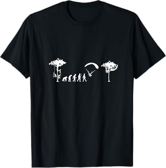 Paramotor PPG Paragliding Sports Funny Evolution t-shirt T-Shirt