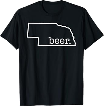 Craft Beer Lover Nebraska Beer State Of Nebraska Men Women T-Shirt