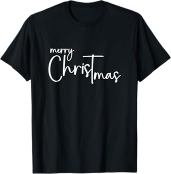 Merry Christ Mas Christmas Begins With Christ Xmas T-Shirt