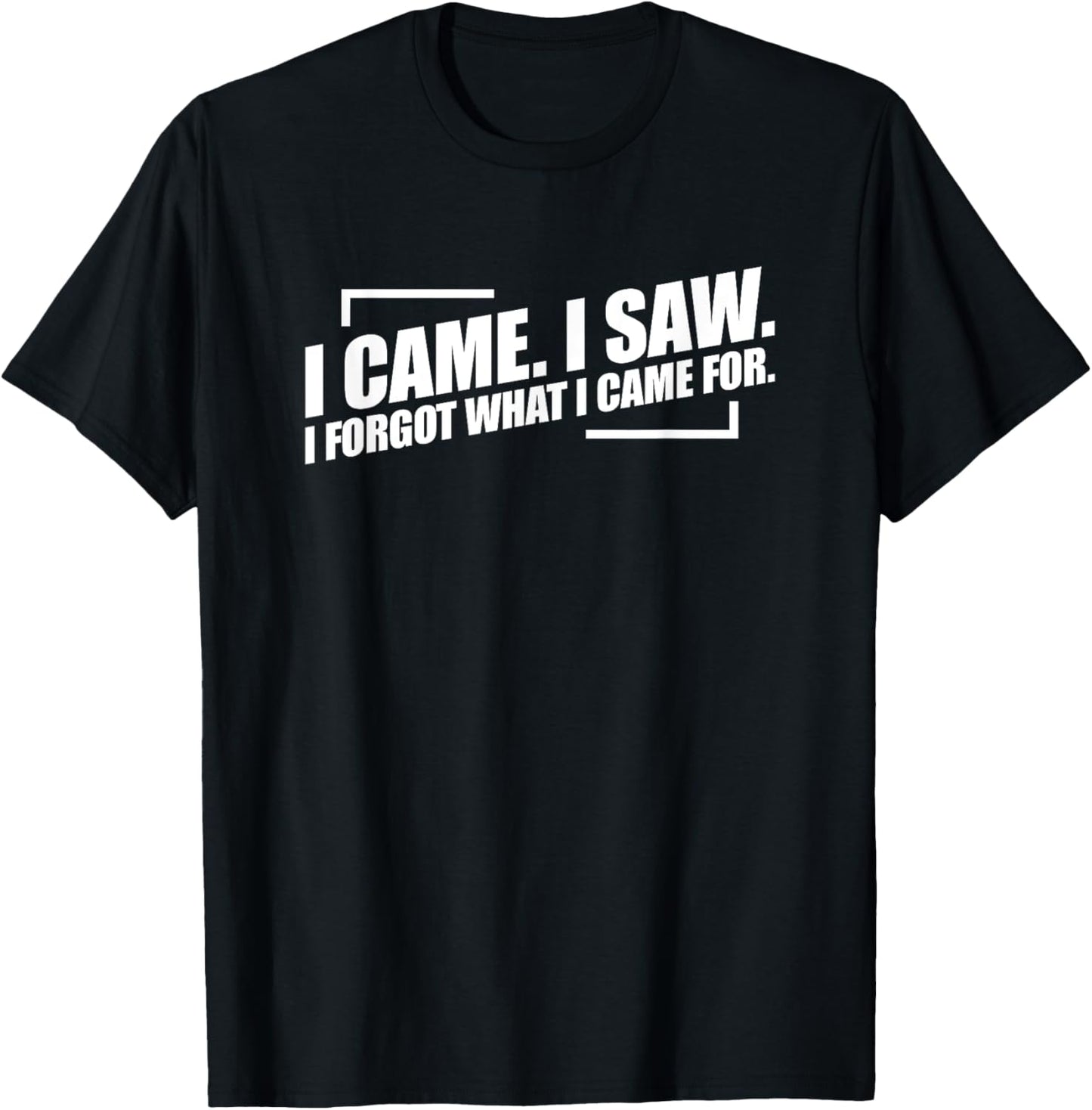 I Came I Saw I Forgot What I Came For T-Shirt