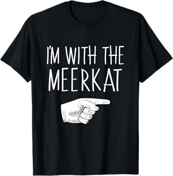 I'm With The Meerkat Halloween Costume Party Matching T-Shirt