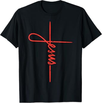 Jesus Cross God Faith Religious Christian Men Women Kids T-Shirt