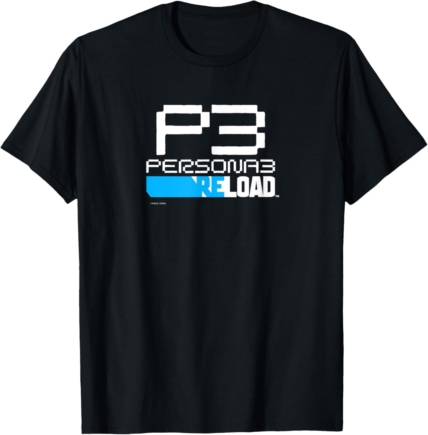 Persona 3 Reload Logo (White) ATLUS T-Shirt