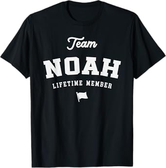 Team Noah Lifetime Member Funny Name Noah T-Shirt