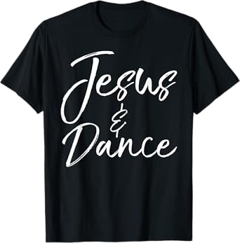 Live Love Dance Ballet Design Studio Cute Christian Dancer Gift for Teen Girls Fun Jesus & Dance T-Shirt