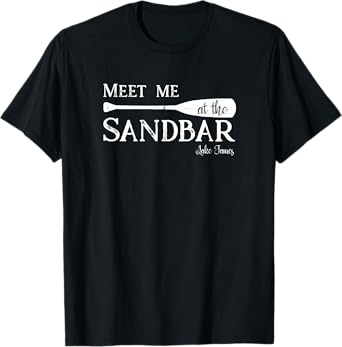 Lake James Meet Me at the Sandbar, Indiana T-Shirt