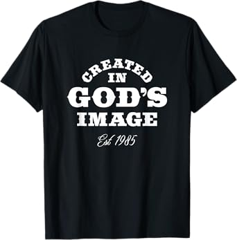 40 Year Old Christian Jesus and God 40th Birthday T-Shirt