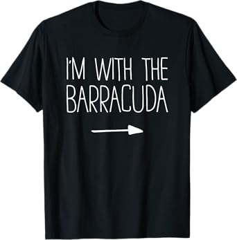I'm With The Barracuda Shirt Adult Kids Men Women Costume T-Shirt