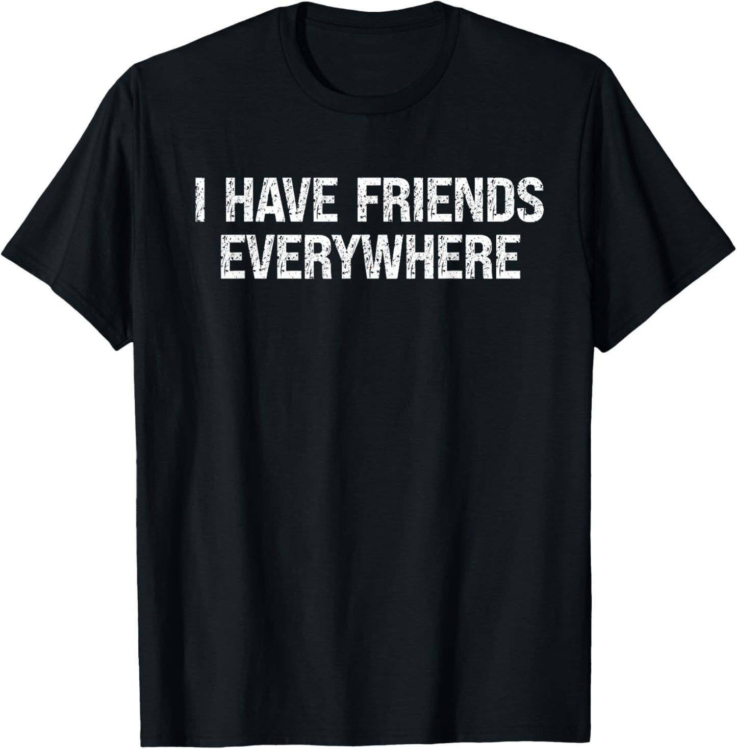 I Have Friends Everywhere – Funny Introverted Personalities T-Shirt