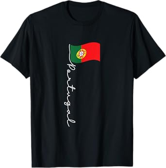 Portugal Signature Flag Pole - Patriotic Portuguese Flag T-Shirt