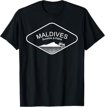 Maldives Trip Travel Island Vacation Beach Souvenir Gift T-Shirt for Men Women