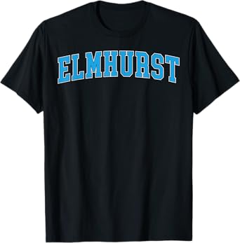 Retro Personalized Elmhurst Name Arch Retro Men Women T-Shirt