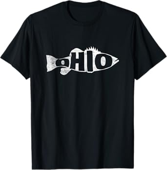 Fish Ohio Walleye Perch Lake Erie T-Shirt