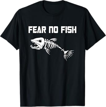 Fear No Fish Fishing Skull Skeleton