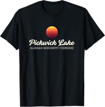 Pickwick Lake ALABAMA MISSISSIPPI TENNESSEE Bass Fishing T-Shirt