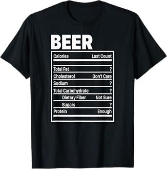 Beer Nutritional Ingredients, Funny ThanksGiving For Dad T-Shirt
