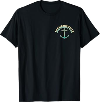 Jacksonville Florida USA Fishing Design T-Shirt