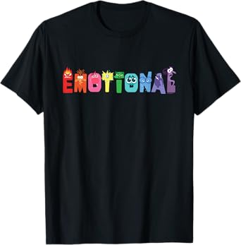 Disney and Pixarโs Inside Out 2 Emotions Feeling Emotional T-Shirt