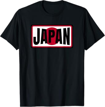 Traditional & Classic Japan Red/White Country Flag Japan Fan T-Shirt