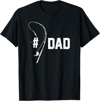 Number One #1 Dad Fishing Reel Equipment T-shirt