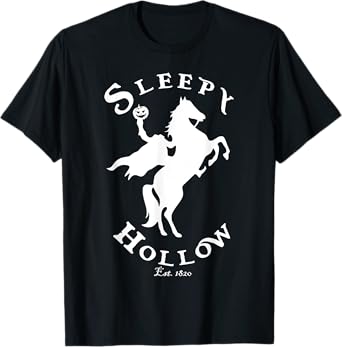 Vintage Headless.Horseman Halloween Sleepy Hollow Est 1820 T-Shirt