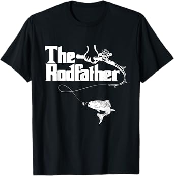 Funny Fishing - The Rodfather T-Shirt