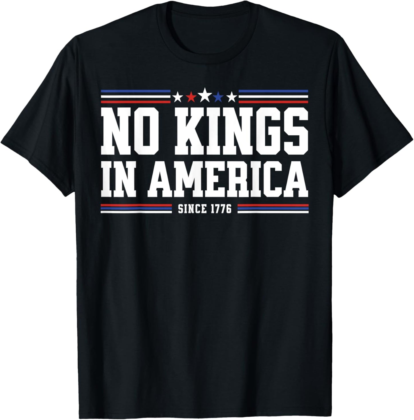 Patriotic Pro-Democracy Protest June 14 No Kings In America T-Shirt