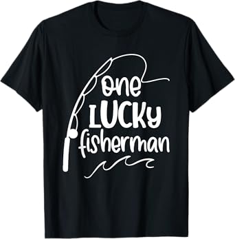 Best Catch of His Life One Lucky Fisherman Couple Matching T-Shirt