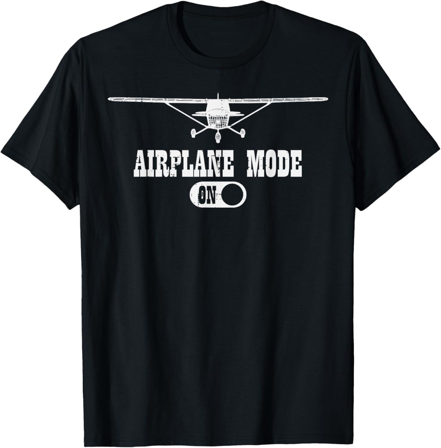 Airplane Mode On Funny Aviation Pilot Men Women Boys Kids T-Shirt