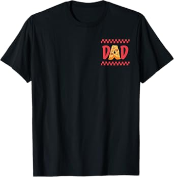 Dad Birthday Pizza 1st Birthday Pizza Family Matching Dada T-Shirt