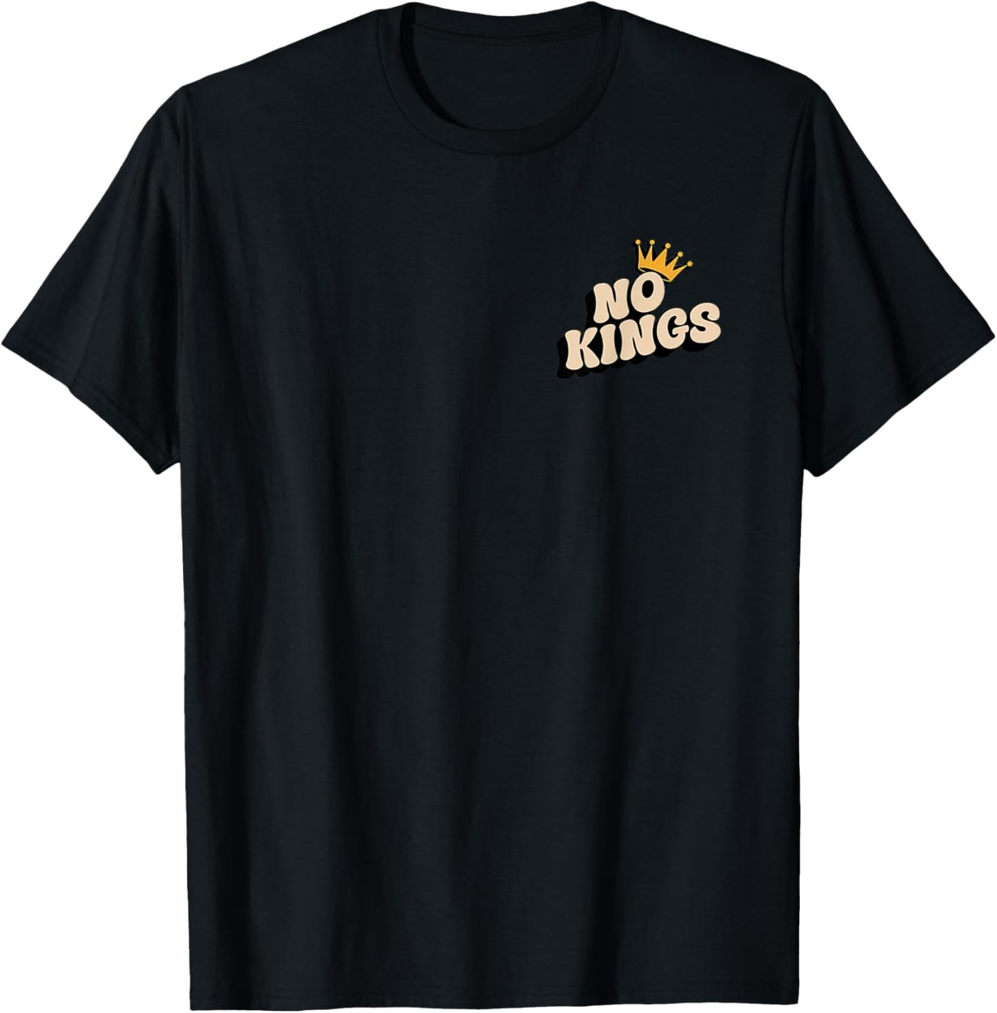 No King In American Retro Floral 70s Democracy Shirt Women T-Shirt
