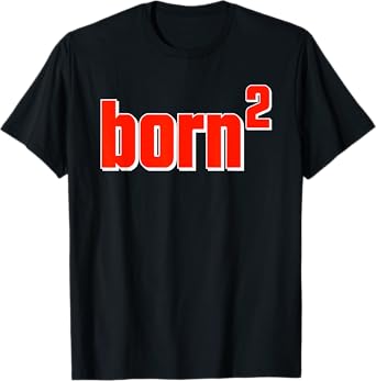 Re-born square (born) 2 John 3:3 T-Shirt