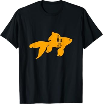 Funny Au Fish Chemistry Gold Element T-Shirt