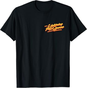 Disney Pixar Cars Lightning McQueen Retro Race Art T-Shirt