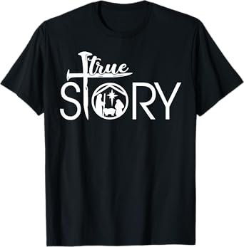 True Story of Jesus Birth Christmas Nativity Christmas gifts T-Shirt
