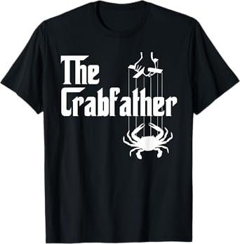 Funny Crab Lover Crabbing The Crabfather Crabber T-Shirt