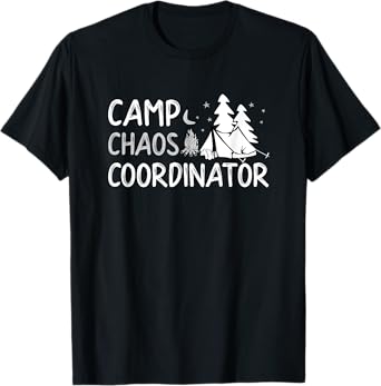 Camp Chaos Coordinator T-Shirt Summer Director Counselor T-Shirt for Men Women Girls Kids
