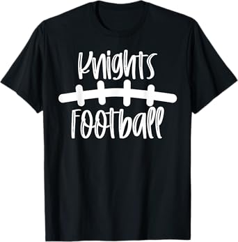 Knights Football School Spirit Team Mascot Game Night T-Shirt