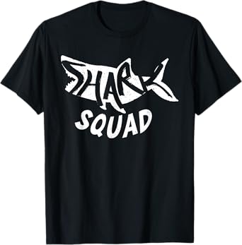 Shark Squad Friends Shark Lover T-Shirt