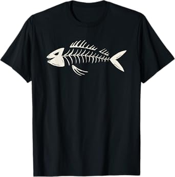 Skeleton Fish Bone Collectors T-Shirt