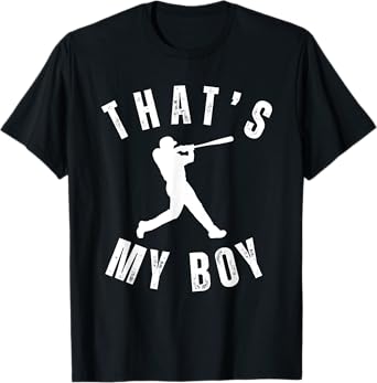 That's My Boy Baseball Mom, Cute Baseball Mom T-Shirt