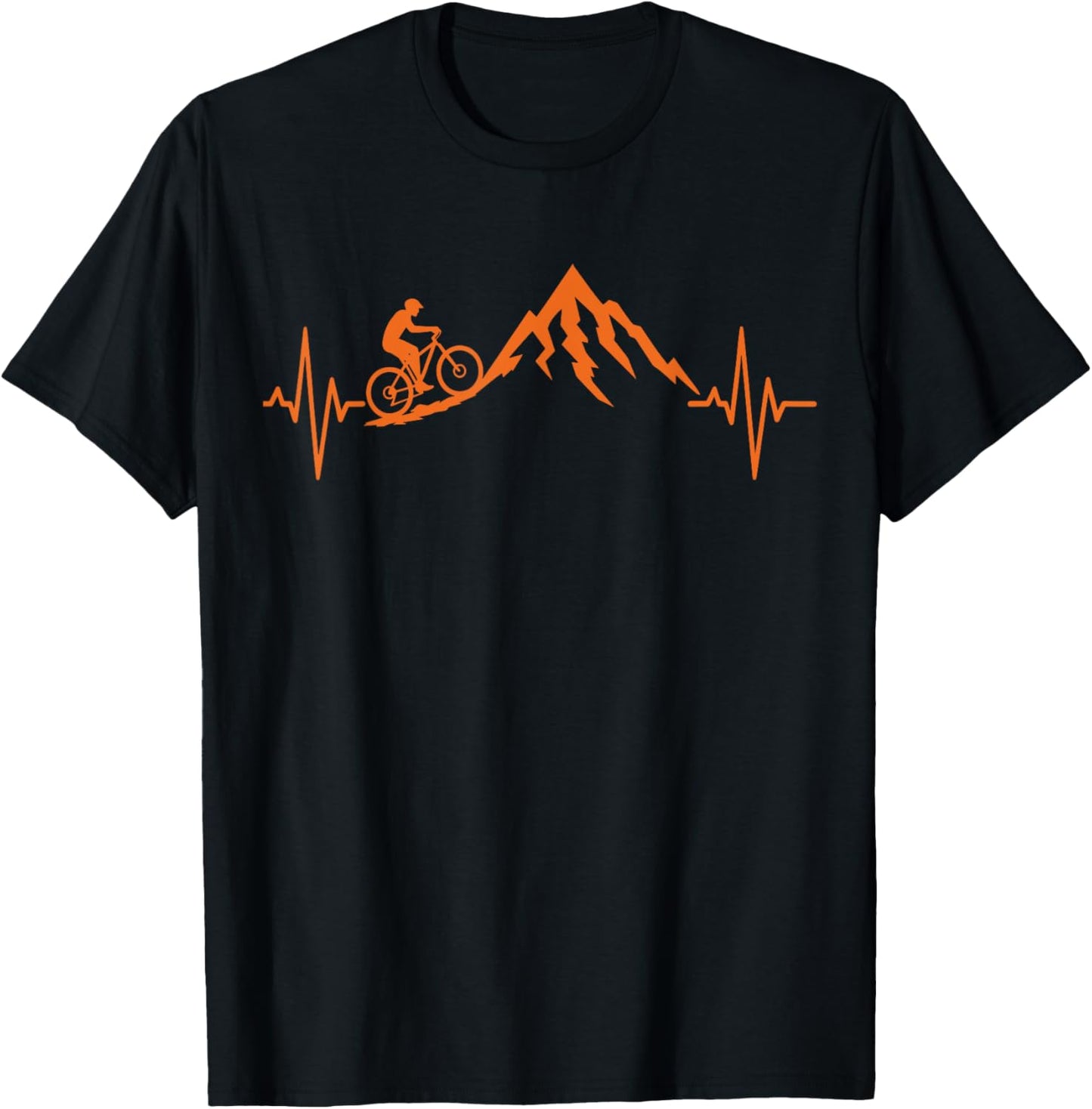 Mountain Bike MTB Heartbeat Apparel Mountain-Biking Gifts T-Shirt