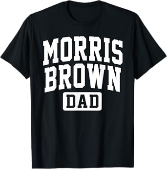 Morris Brown College Dad Father Arch Vintage Family for Men T-Shirt