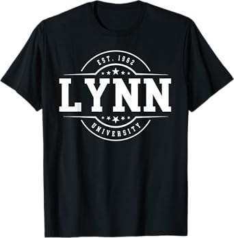Lynn University (Boca Raton) Arch Vintage Classic Design T-Shirt