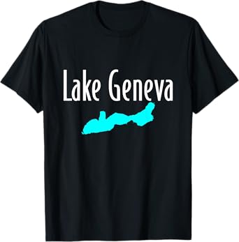 Minimalist Lake Geneva - Wisconsin T-Shirt